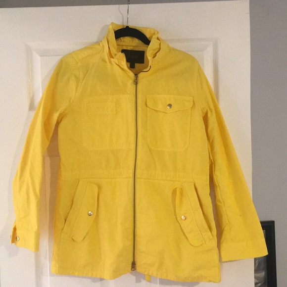 Bright yellow J-Crew  jacket, perfect for spring - Picture 6 of 8